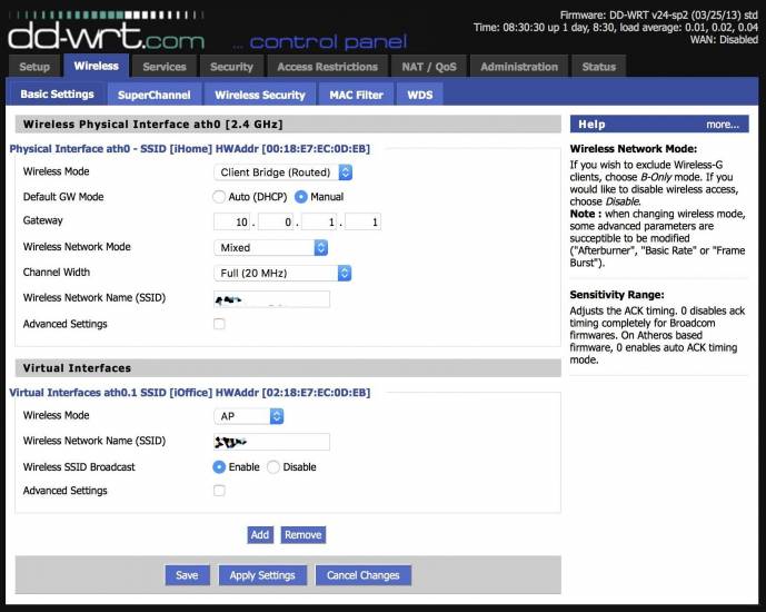 Настройка DD WRT в режиме репитера: по шагам от WiFiGid