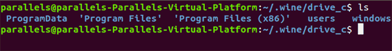Linux Wine Drive C