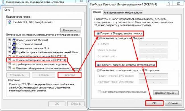 Протокол интернета версии 4 (TCP IPv4): настройка и разбор интерфейса