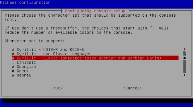 console-cyrillic и systemd в Debian