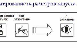 Запуск двигателя автомобиля — Установка автосигнализаций StarLine B9 Dialog