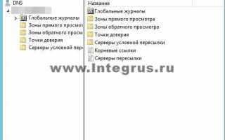 Настройка DNS