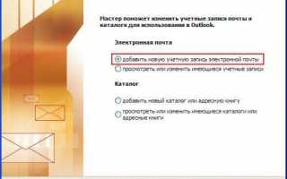 Как отправлять и получать письма в Microsoft Outlook 2003 и 2007