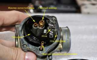 Внутри мотоциклетного карбюратора – регулировка высоты иглы