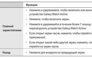 Как включить часы Samsung Galaxy Watch