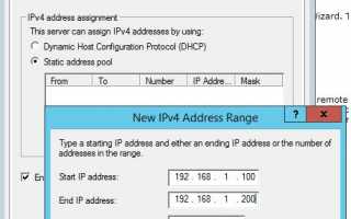 Настройка VPN сервера на базе Windows Server 2012 R2