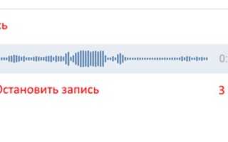 Как записать и отправить голосовое сообщение в ВК: инструкция