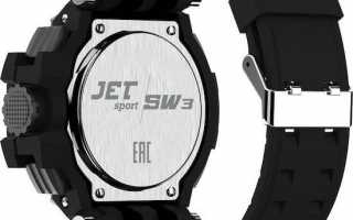 Часы для фитнеса JET Sport SW3 – обзор с отзывами