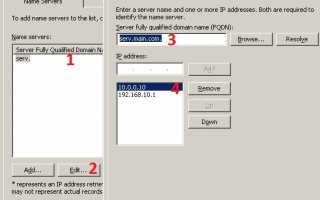 Установка DNS службы на Windows Server 2003