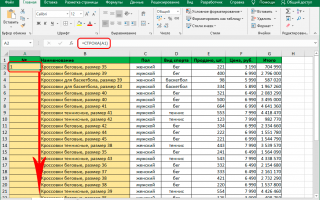 3 способа автоматической нумерации строк в программе Microsoft Excel