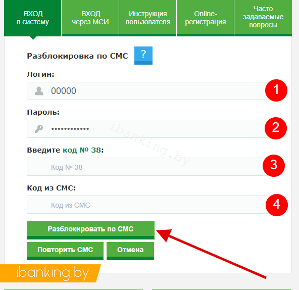 Интернет банкинг телефон